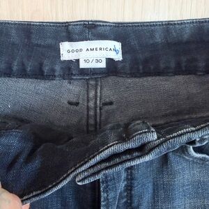 Good American Black Skinny Denim Jeans